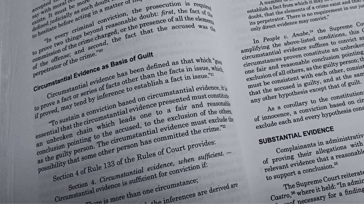 Circumstantial evidence