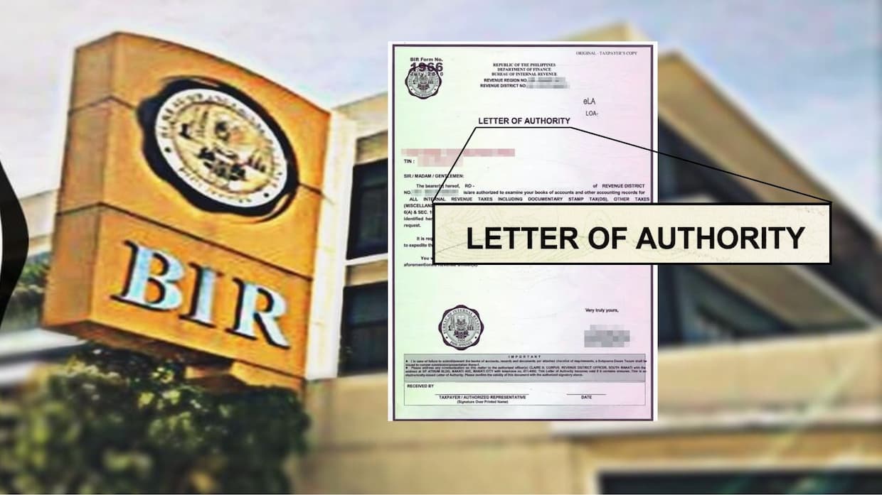 Letter of Authority for the Audit of Taxpayers in the Philippines