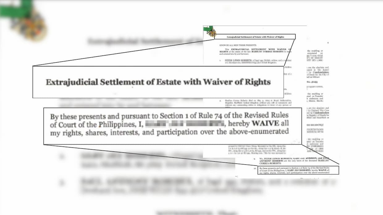 Extrajudicial Settlement with Waiver of Rights in the Philippines: Taxes, Process, and Common Traps