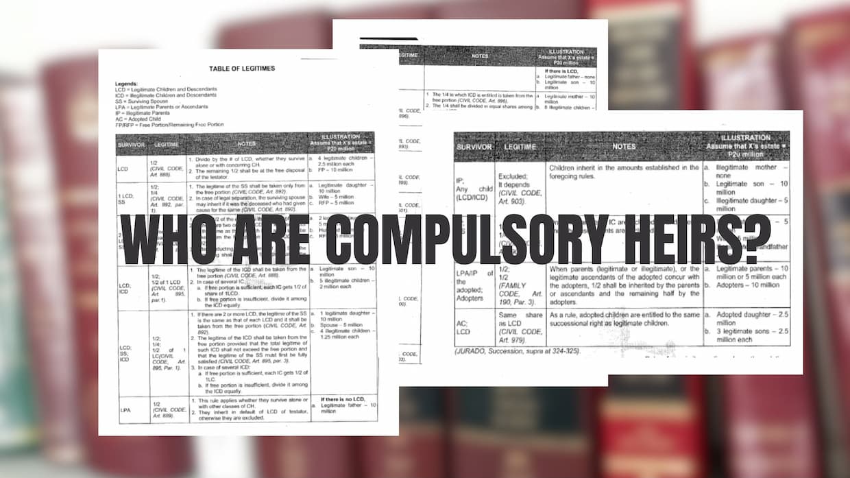 Who Are Compulsory Heirs Under Philippine Law?