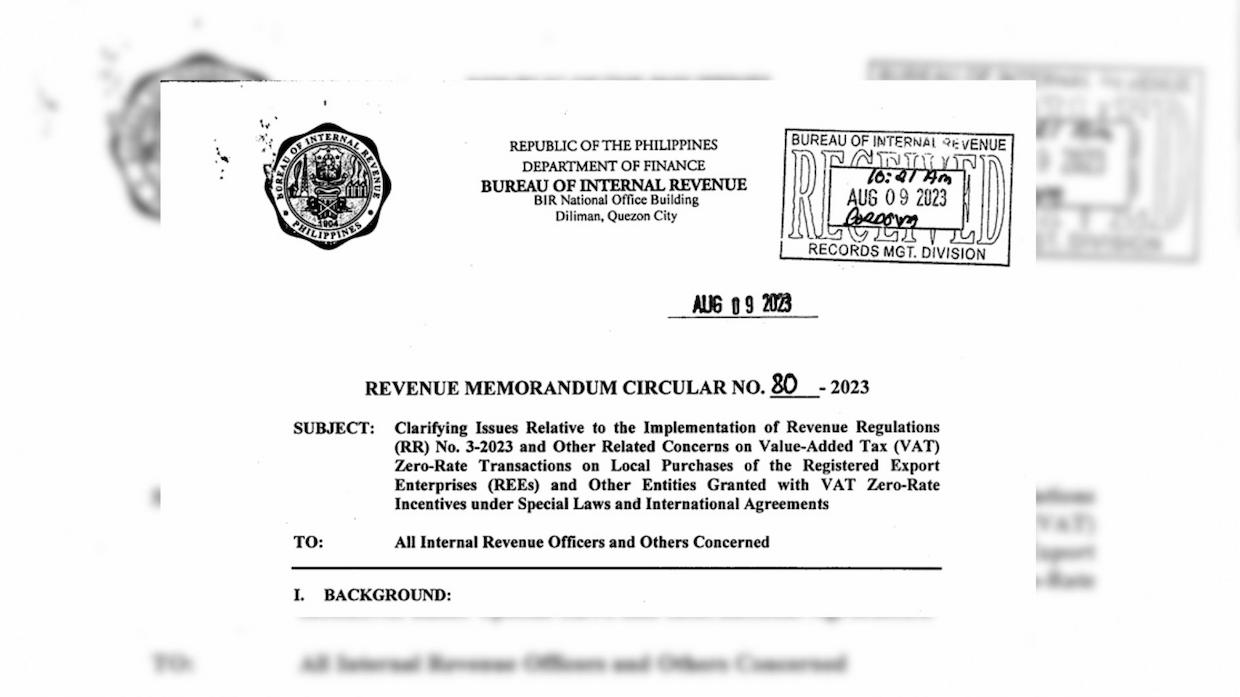 Tax refunds on VAT exempt as opposed to zero-rated or effectively zero-rated transactions