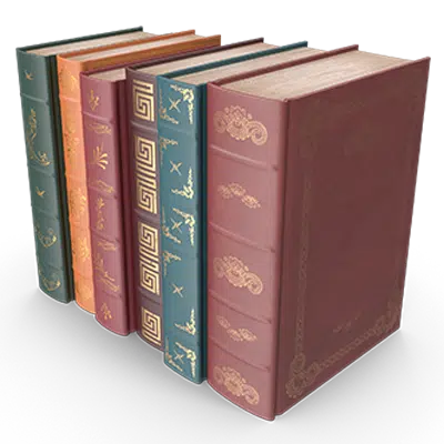 A row of books symbolizing the foreign law under which divorces may be obtained.