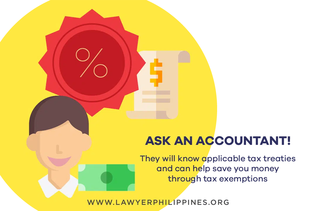 An accountant helps calculate estate taxes and can reduce taxes incurred to transfer a land title to a family member in the Philippines.