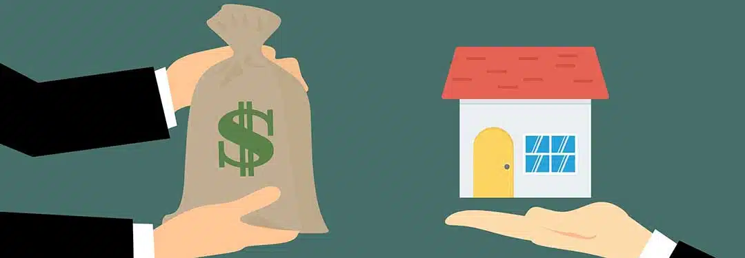 Picture of exchange money to house/property