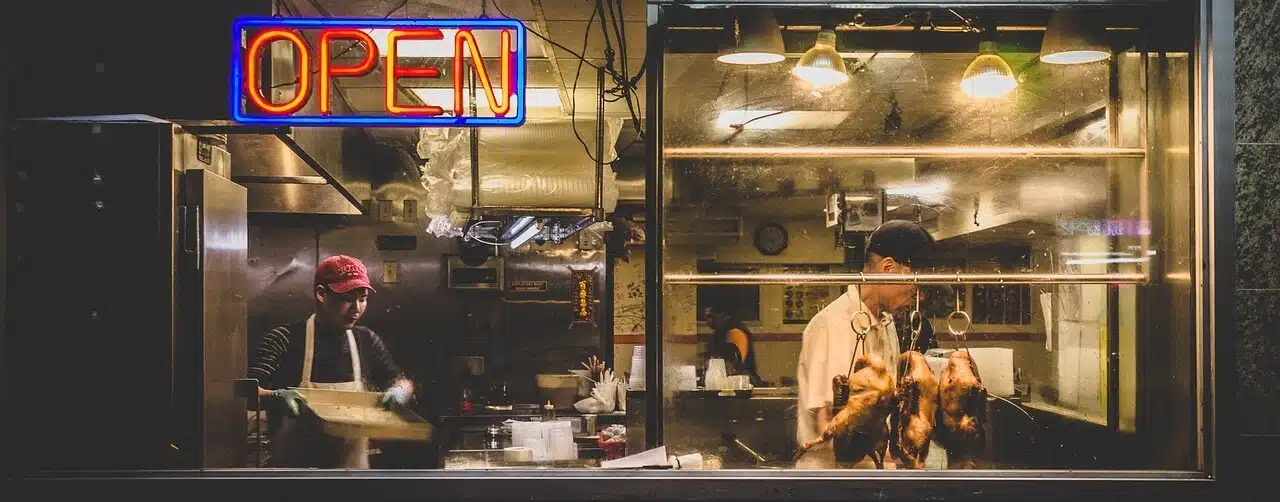 A small local restaurant symbolizing retail trade business in the Philippines.